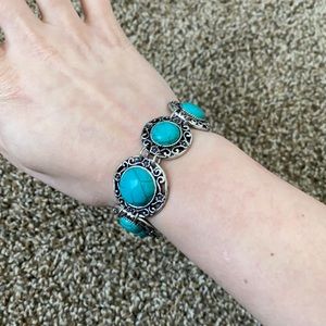 Faux Turquoise Bracelet
